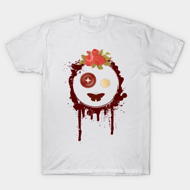 Gothic Doll Face T-Shirt by swagmaven